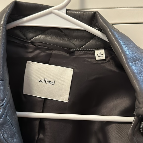 NWT Aritzia Wilfred Autum Shirt Jacket in Peppercorn Grey size XS - Picture 12 of 12